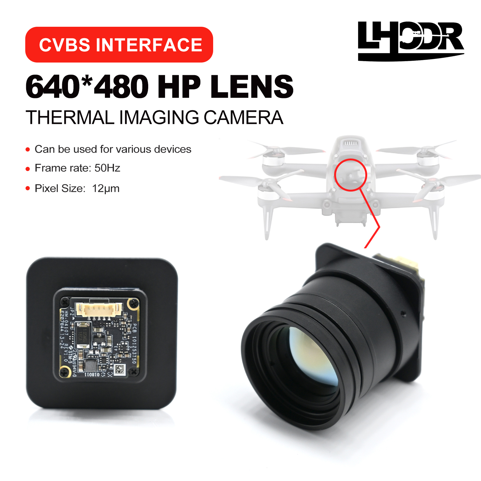 30mm 640x480 pix Drone thermal - Drone Kit Fpv ulasan dan harga