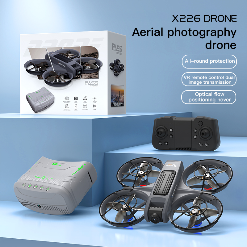 X226 VR FPV Drone 4K HD Dual C - Drone Kit With Camera ulasan dan harga