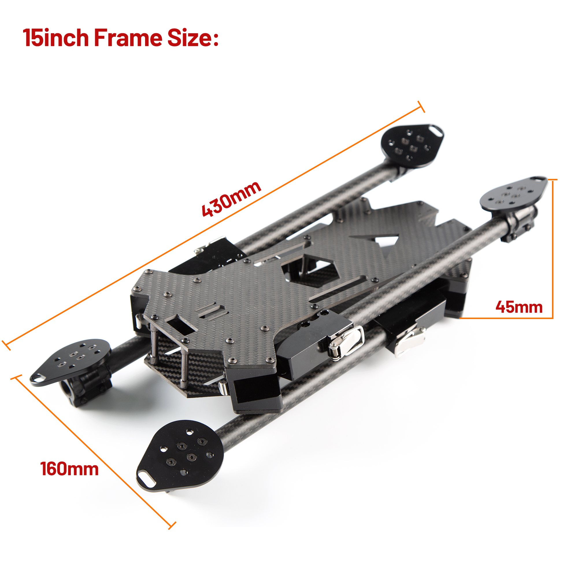 15inch /17inch FPV Carbon Fibe - Drone Kit Fpv ulasan dan harga