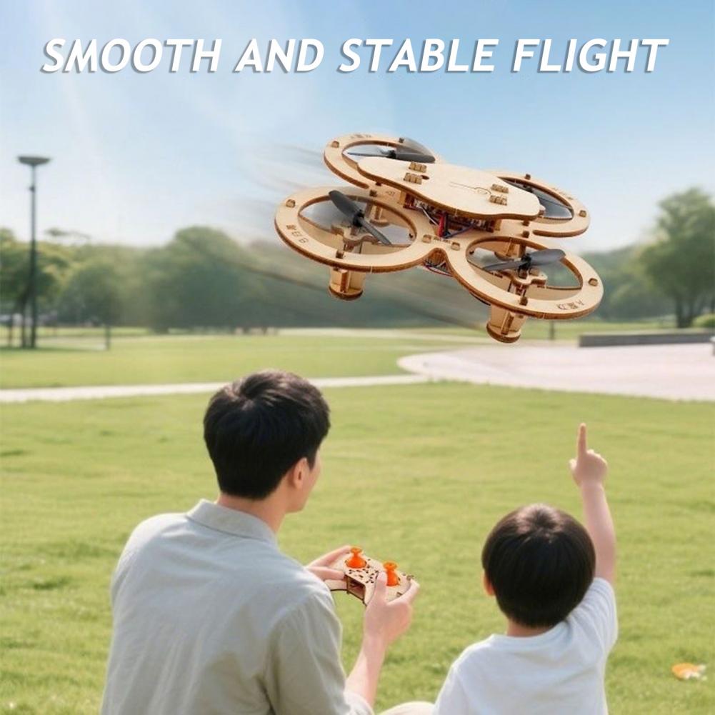 Rc Drone Toy Wooden Drone Puzz - Drone Kit Beginner ulasan dan harga