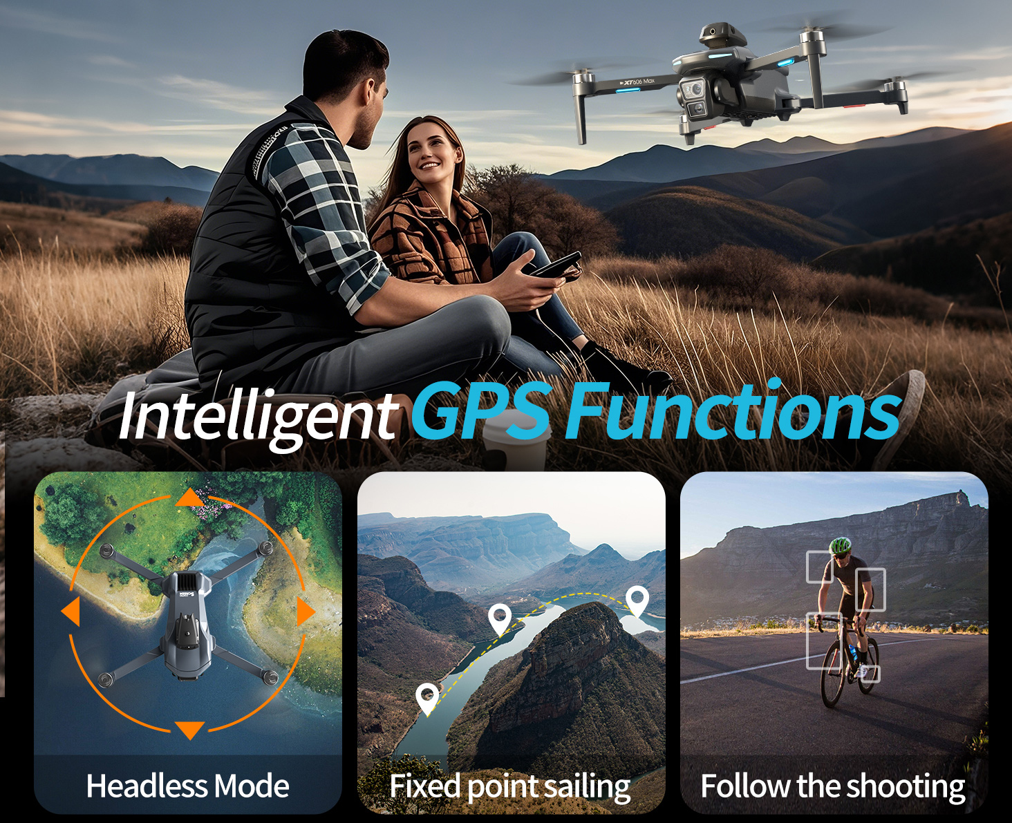 XT606 MAX 3 battery Drone 4k 8 - Drone Kit Long Range ulasan dan harga