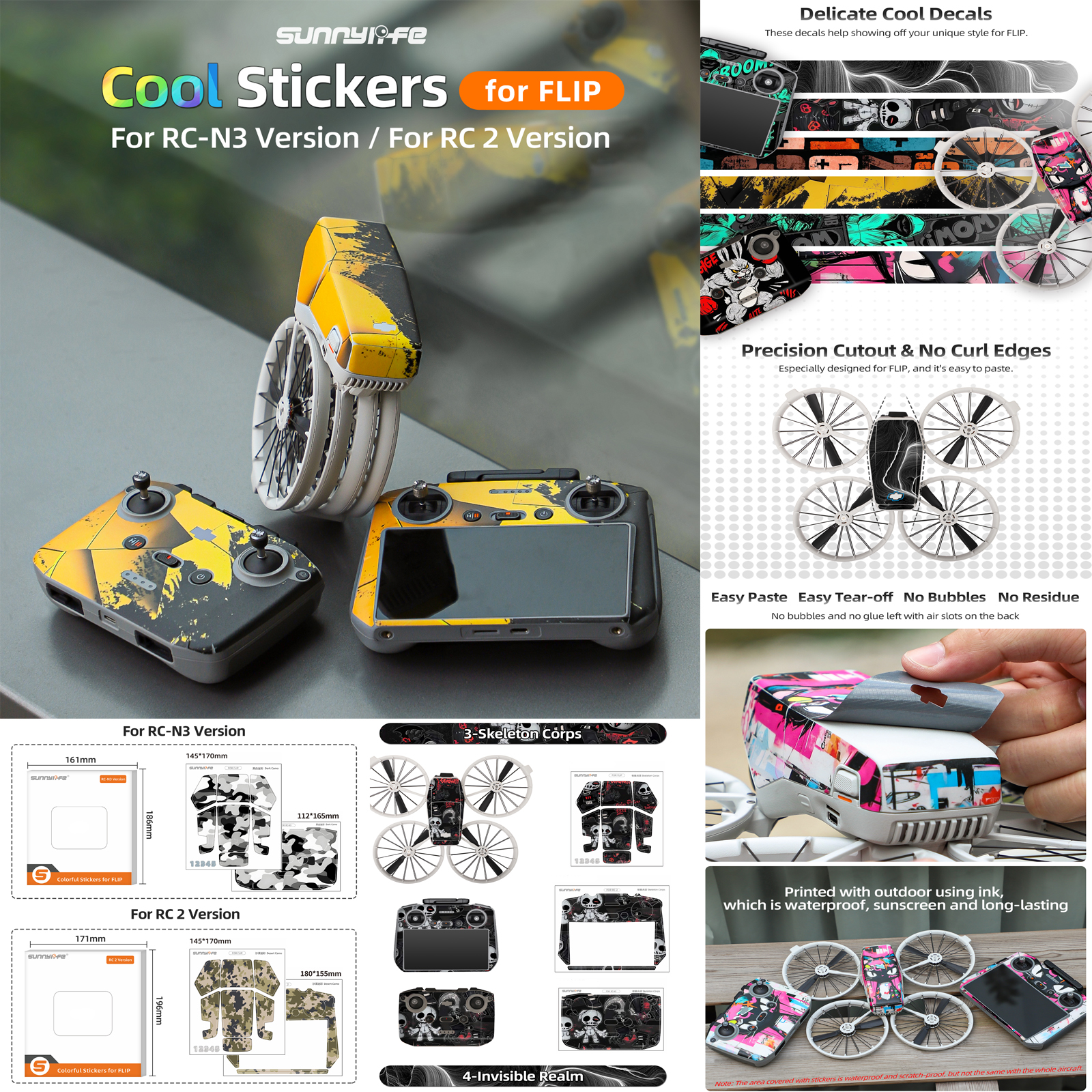 Sunnylife Sticker Kit for DJI  - Drone Kit Waterproof ulasan dan harga