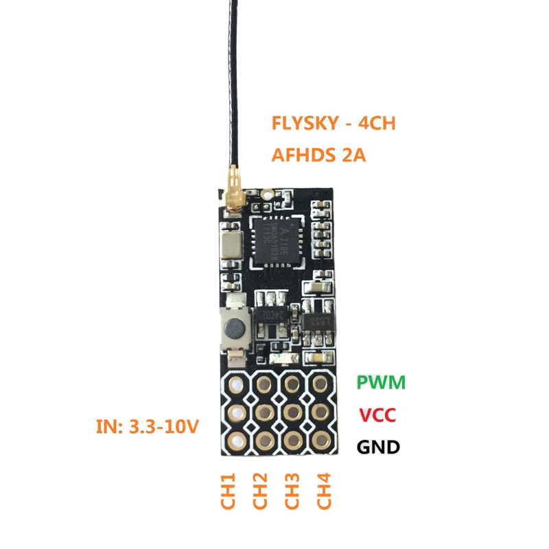 Flysky FS2A Mini Receiver 4CH  - Drone Kit Long Range ulasan dan harga