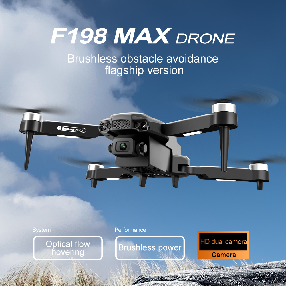 New F198 Drone Professional Du - Drone Kit Vtol ulasan dan harga
