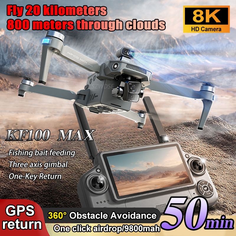 SJRC KF100 MAX 8K UHD Photo HD - Drone Kit Professional ulasan dan harga