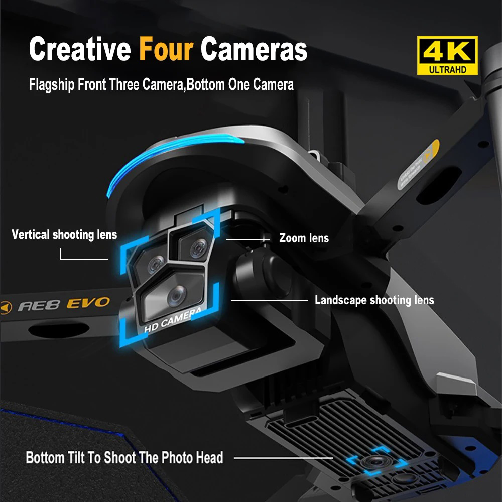 AE8 EVO Drone 4K Professional  - Drone Kit Professional ulasan dan harga