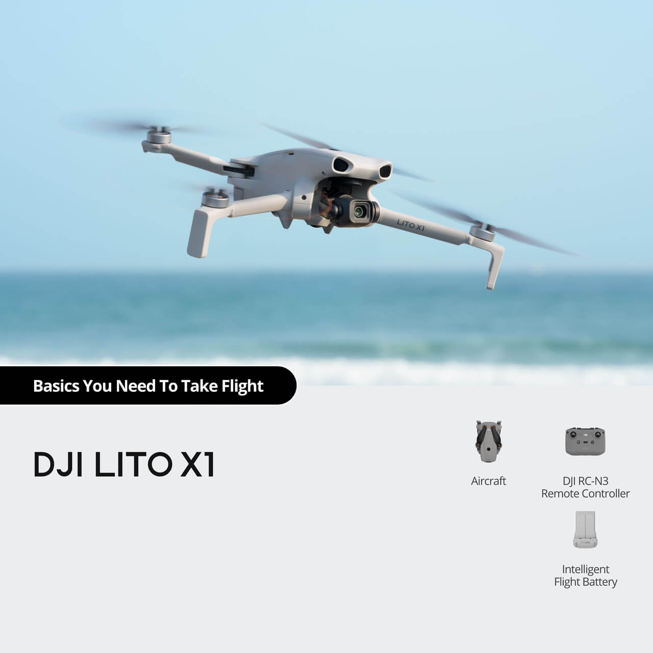 Lito X1 Smooth Flight Kit RC-N - Drone Kit Build Yourself ulasan dan harga