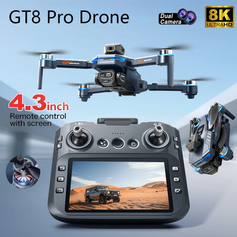 2026 New GT8 Drone GPS 8K Prof - Drone Kit Professional ulasan dan harga