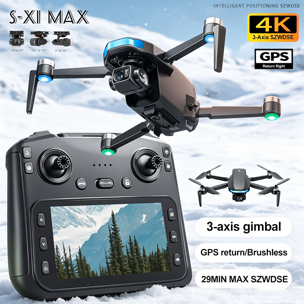New S-X1 MAX Drone GPS 8K Prof - Drone Kit Professional ulasan dan harga