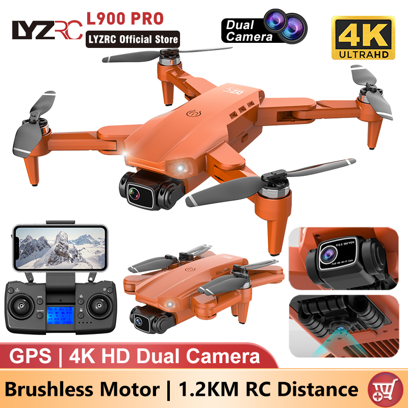 LYZRC L900 PRO GPS Drone 4K Pr - Drone Kit Vtol ulasan dan harga