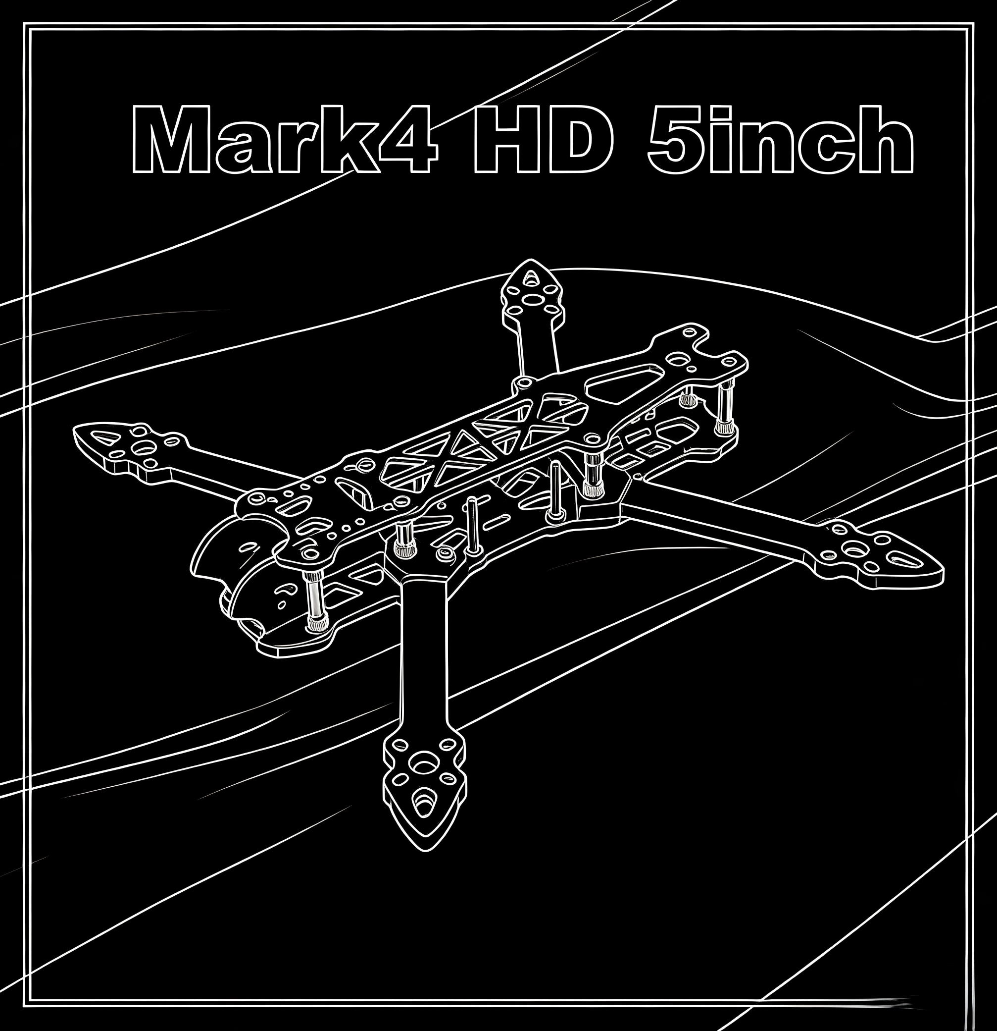 MARK4 V2 Mark 4 V2 5inch 240mm - Drone Kit Racing ulasan dan harga