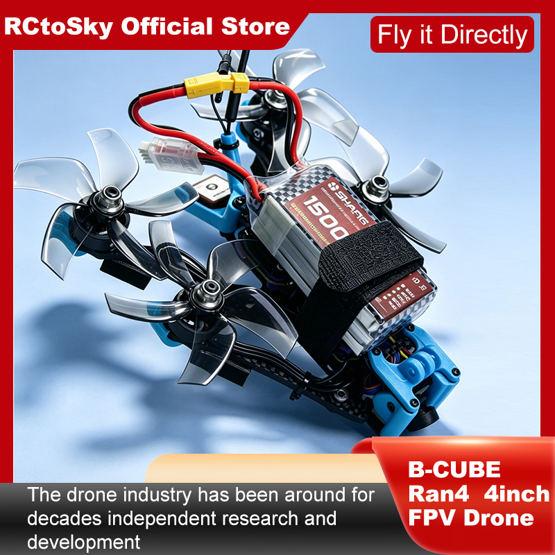 B-CUBE Ran4 4inch FPV Drone Fr - Drone Kit Octocopter ulasan dan harga