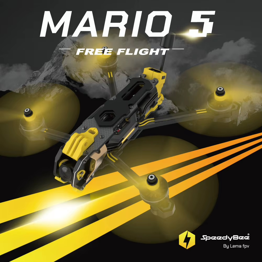 SpeedyBee Mario 5 Frame 5 Inch - Drone Kit Build Yourself ulasan dan harga